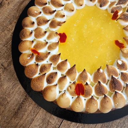tarte au citron meringuée grand format